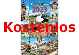 Geschirrtuch Calendrier Décors Cigogne 2023 Offert ab 90 €