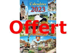 Torchon Calendrier décors Cigogne 2023 Offert dès 90 €