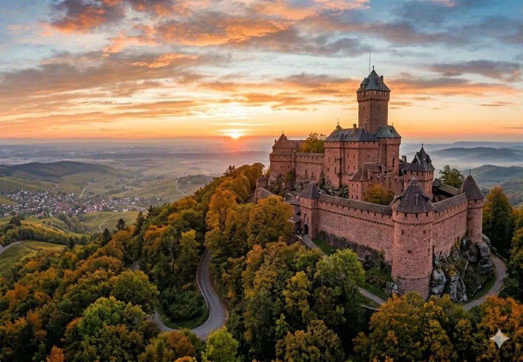 Das Schloss Haut-Koenigsbourg - Geschichte und Reiseführer der Elsässischen Burg
