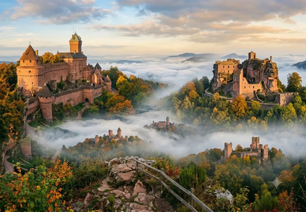 Les Châteaux Forts d'Alsace - Haut-Koenigsbourg, Fleckenstein et les Autres