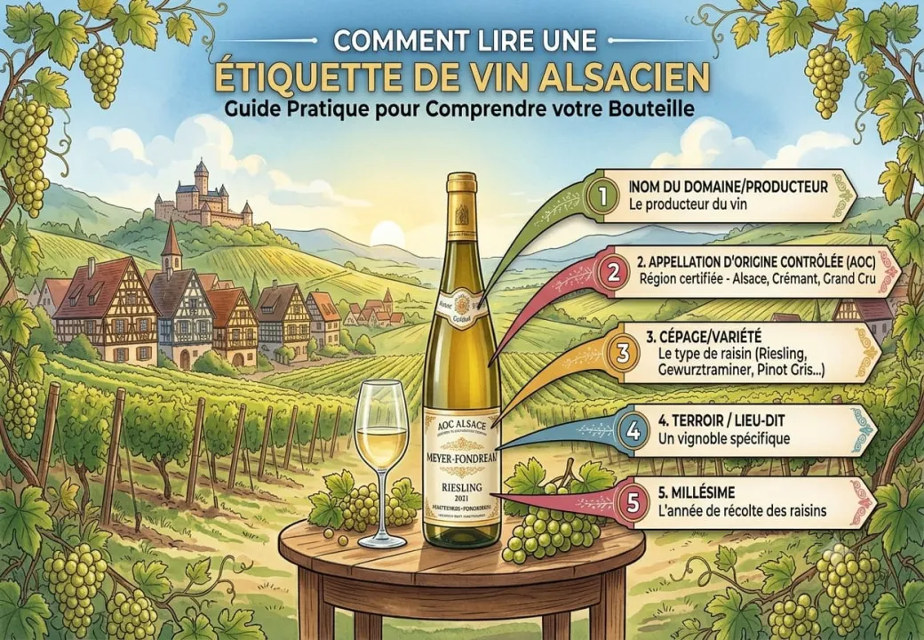 Comment Lire une Étiquette de Vin Alsacien - Guide Complet