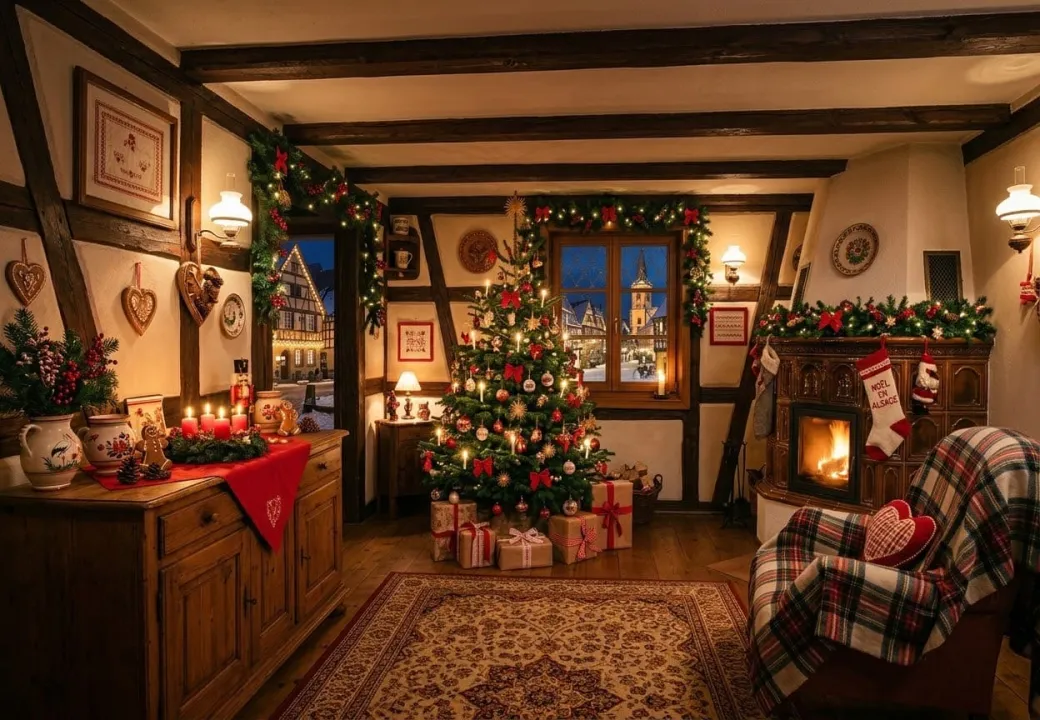 Das Haus Elsässisch für Weihnachten Schmücken - Deko-Guide und Ideen