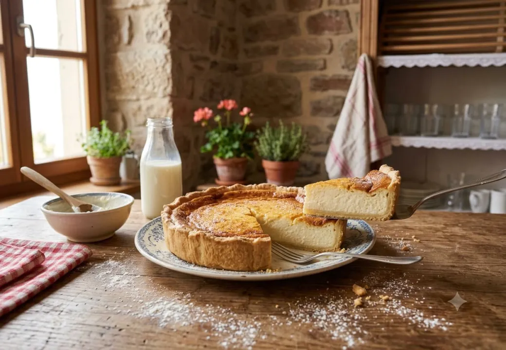 Käsküeche - La Tarte au Fromage Blanc Alsacienne Traditionnelle