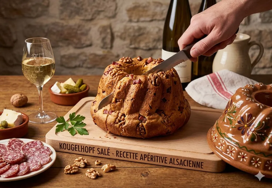 Der Herzhafte Kugelhopf - Das Elsässische Aperitif-Rezept