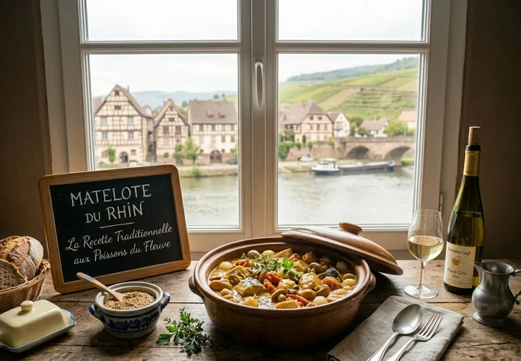 Matelote du Rhin - La Recette Traditionnelle aux Poissons du Fleuve