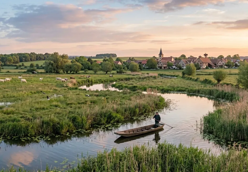 Le Ried Alsacien - Royaume des Cigognes et des Vergers Inondables