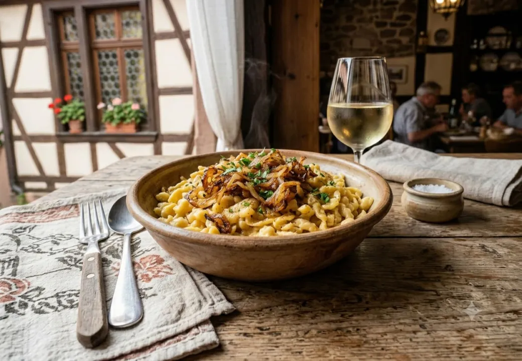 Schniederspaetzle - Les Pâtes Alsaciennes Poêlées aux Oignons Confits