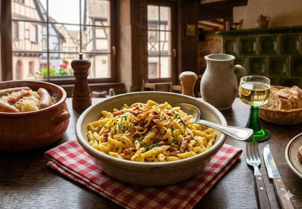 Les Spätzle Alsaciens - La Recette de Base des Pâtes Fraîches d'Alsace