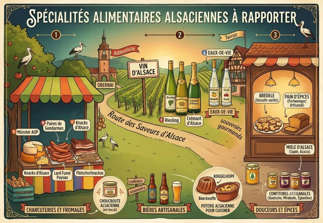 Les Spécialités Alimentaires Alsaciennes à Rapporter de Votre Séjour