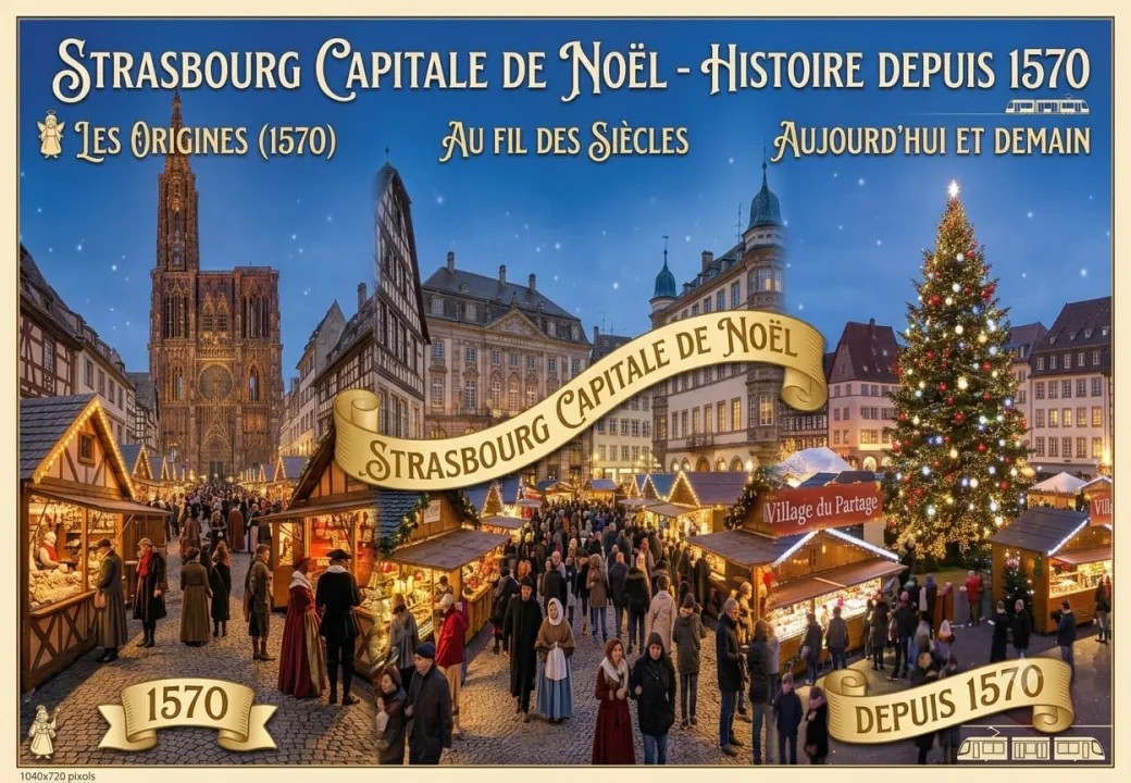 Strasbourg Capitale de Noël - Une Histoire qui Commence en 1570