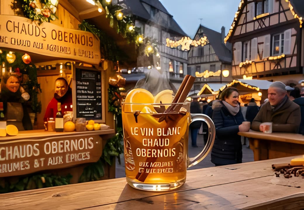 Vin Blanc Chaud Obernois aux Agrumes et Épices